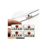 Redline Grafik Japonya Bayrağı Desenli Araç Sticker Seti 4 Adet – Kapı Kolu, Direksiyon, Orta Konsol ve Çeşitli Ara