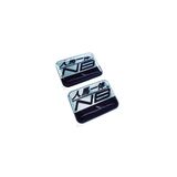 Redline Grafik Jinba Ittai Japon Yazılı Gümüş Siyah 3D 2 Adet Sticker Mx5 Rx8 Rx7 Redlinegrafik