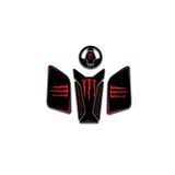 Redline Grafik Mondial Drift L Tank Pad Set Kırmızı Monster Edition Redlinegrafik