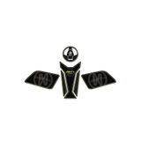Redline Grafik Mondial Drift L Tank Pad Set Siyah-Neon Sarı tasarım