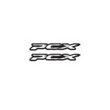 Redline Grafik Redlinegrafik PCX Yazılı Gümüş Grenaj Sticker Set