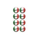 Redline Grafik Vespa Logo 8'li Koruma Takozu 3D Sticker Etiket