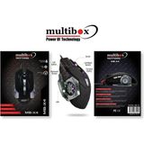 Redline Multibox X4 Oyuncu Mouse 2400 Dpı - Siyah