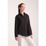 Redline Pure Oversize Iç Göstermeyen Uzun Basic Kadın Gömlek