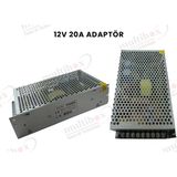 Redline Red A-20 Ma -12 12V 20.0A 250W Metal Kasalı İç Mekan Ac/Dc , Kaynağı 12V 20A 250W Smps Adaptör