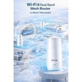 Redline RL-WRAX934G Dual Band Wi-Fi 6 Mesh Router - Beyaz - 1