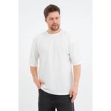 Redline Sway Erkek Oversize Tişört - Beyaz - M