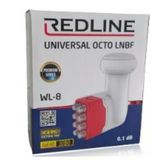 Redline Wl-8 Universal Octo 8 Li Çıkışlı Lnb. Tüm Çanak Anten Ve Tv Ler İle Uyumlu