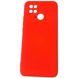 Redmi 10 C İle Uyumlu Cappy Silikon Kılıf Kırmızı