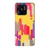 Redmi 10C Pop Art Sarı Telefon Kılıfı, cssst823589434