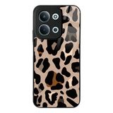 Redmi 15C Kılıf Kamera Korumalı Desenli Luxury Portrait Painting Lusi Kapak Pembe Leopar
