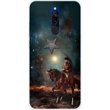Redmi 8 Uyumlu Atatürk At Üstünde Zafer Baskılı Silikon Kılıf