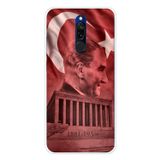 Redmi 8 Uyumlu Atatürk Portresi ve Anıtkabir Baskılı Silikon Kılıf