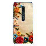 Redmi 8 Uyumlu İşlemeli İğne Oyası Baskılı Silikon Kılıf
