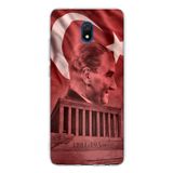 Redmi 8A Uyumlu Atatürk Portresi ve Anıtkabir Baskılı Silikon Kılıf