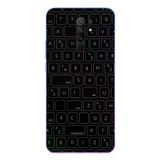 Redmi 9 Uyumlu Klavye Tuşları Baskılı Silikon Kılıf
