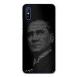 Redmi 9A Uyumlu Gençliğe Hitabe Yazılı Atatürk Silüeti Baskılı Silikon Kılıf