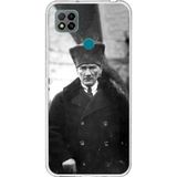 Redmi 9C / 10A Uyumlu Mustafa Kemal Atatürk Portre Baskılı Silikon Kılıf