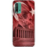 Redmi 9T-POCO M3 Uyumlu Atatürk Portresi ve Anıtkabir Baskılı Silikon Kılıf