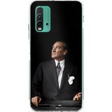 Redmi 9T-POCO M3 Uyumlu Ufka Bakan Lider Atatürk Baskılı Silikon Kılıf