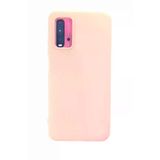 Redmi 9T Uyumlu Nano İçi Kadife Silikon Fuchsia Telefon Kılıfı Lila