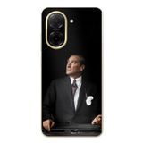Redmi A5 Uyumlu Ufka Bakan Lider Atatürk Baskılı Silikon Kılıf