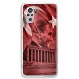 Redmi Note 10 / 10S Uyumlu Atatürk Portresi ve Anıtkabir Baskılı Silikon Kılıf