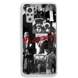 Redmi Note 10 / 10S Uyumlu Kırmızı Mustafa Kemal Atatürk İmza Baskılı Silikon Kılıf