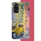Redmi Note 11-11S Uyumlu Sarı Mobilet Baskılı Silikon Kılıf
