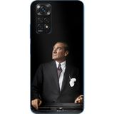 Redmi Note 11-11S Uyumlu Ufka Bakan Lider Atatürk Baskılı Silikon Kılıf