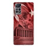 Redmi Note 11 PRO 4G Uyumlu Atatürk Portresi ve Anıtkabir Baskılı Silikon Kılıf
