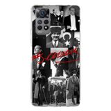 Redmi Note 11 PRO 4G Uyumlu Kırmızı Mustafa Kemal Atatürk İmza Baskılı Silikon Kılıf