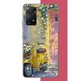 Redmi Note 11 Pro 4G Uyumlu Sarı Mobilet Baskılı Silikon Kılıf