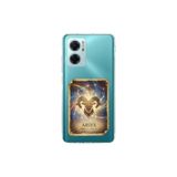 Redmi Note 11E ile Uyumlu Burç Kartları Koç Tasarımlı Şeffaf Silikon Kılıf