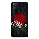 Redmi Note 11E Uyumlu Ay Tutulması Baskılı Silikon Kılıf