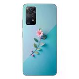 Redmi Note 11E Uyumlu Çiçeğin Pembesi Baskılı Silikon Kılıf