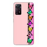 Redmi Note 11E Uyumlu Kelebeklerin Rüyası Baskılı Silikon Kılıf