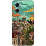 Redmi Note 11E Uyumlu Özgür Filistin ve Kubbetüs Sahra Baskılı Silikon Kılıf