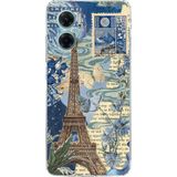 Redmi Note 11E Uyumlu Paris ve Eyfel Kulesi Baskılı Silikon Kılıf