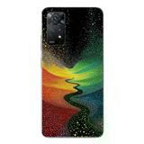 Redmi Note 11E Uyumlu Renkli Yollar Baskılı Silikon Kılıf