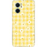 Redmi Note 11E Uyumlu Sarı Papatya Bahçesi Baskılı Silikon Kılıf