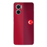 Redmi Note 11E Uyumlu Türk Milli Takım Parçalı Forma Baskılı Silikon Kılıf