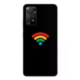 Redmi Note 11E Uyumlu Wifi Simgesi Baskılı Silikon Kılıf
