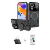 Redmi Note 12 Pro 4G Kılıf Kıvılcım Modern Serisi - Şeffaf Pasifik Cam Ekran Koruyucu + Şeffaf