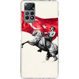 Redmi Note 12 PRO 4G Uyumlu Onur Anıtı Detaylı Atatürk Baskılı Silikon Kılıf