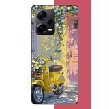 Redmi Note 12 Pro Plus Uyumlu Sarı Mobilet Baskılı Silikon Kılıf