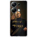 Redmi Note 13 PRO 4G Uyumlu Atatürk Father of the Turks Baskılı Silikon Kılıf