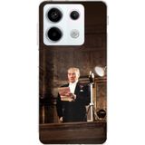 Redmi Note 13 PRO 5G Uyumlu Atatürk İlk Meclis Konuşması Baskılı Silikon Kılıf