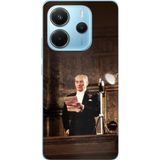 Redmi Note 14 4G Uyumlu Atatürk İlk Meclis Konuşması Baskılı Silikon Kılıf