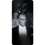 Redmi Note 14 PRO 5G Uyumlu Zarafet ve Asalet: Atatürk Smokinli Baskılı Silikon Kılıf